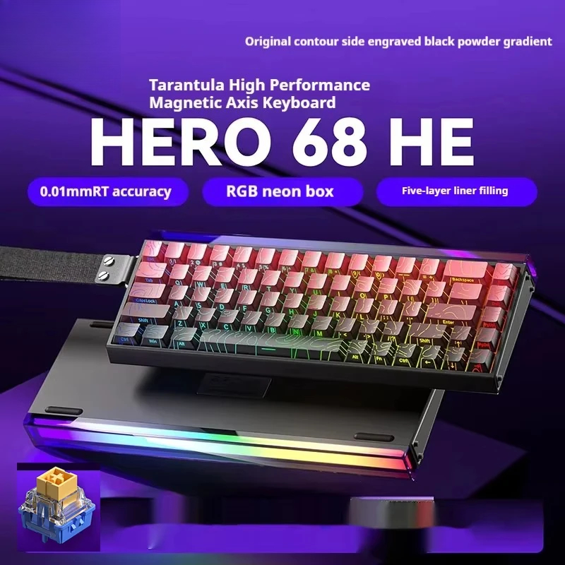 Laptop Electronics Accessories - Clavier magnétique lampe RGB usb-c échangeable
