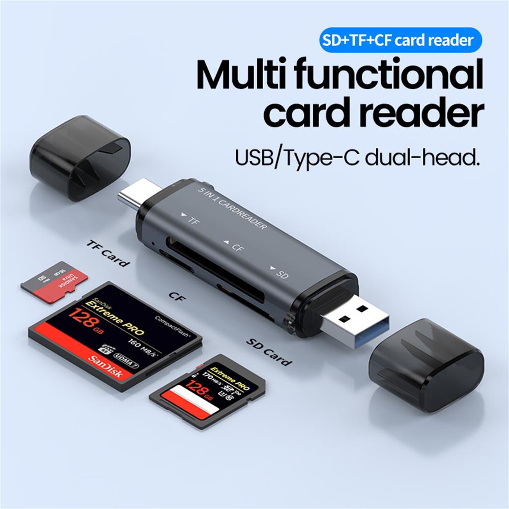 Laptop Accessories And Gadgets - Lecteur de carte USB 5 en