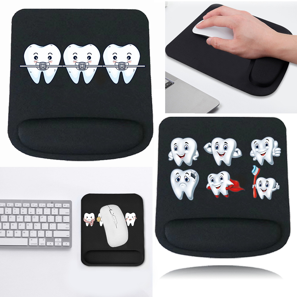 Laptop Accessories For Wrist Support - Tapis de souris noir pour PC