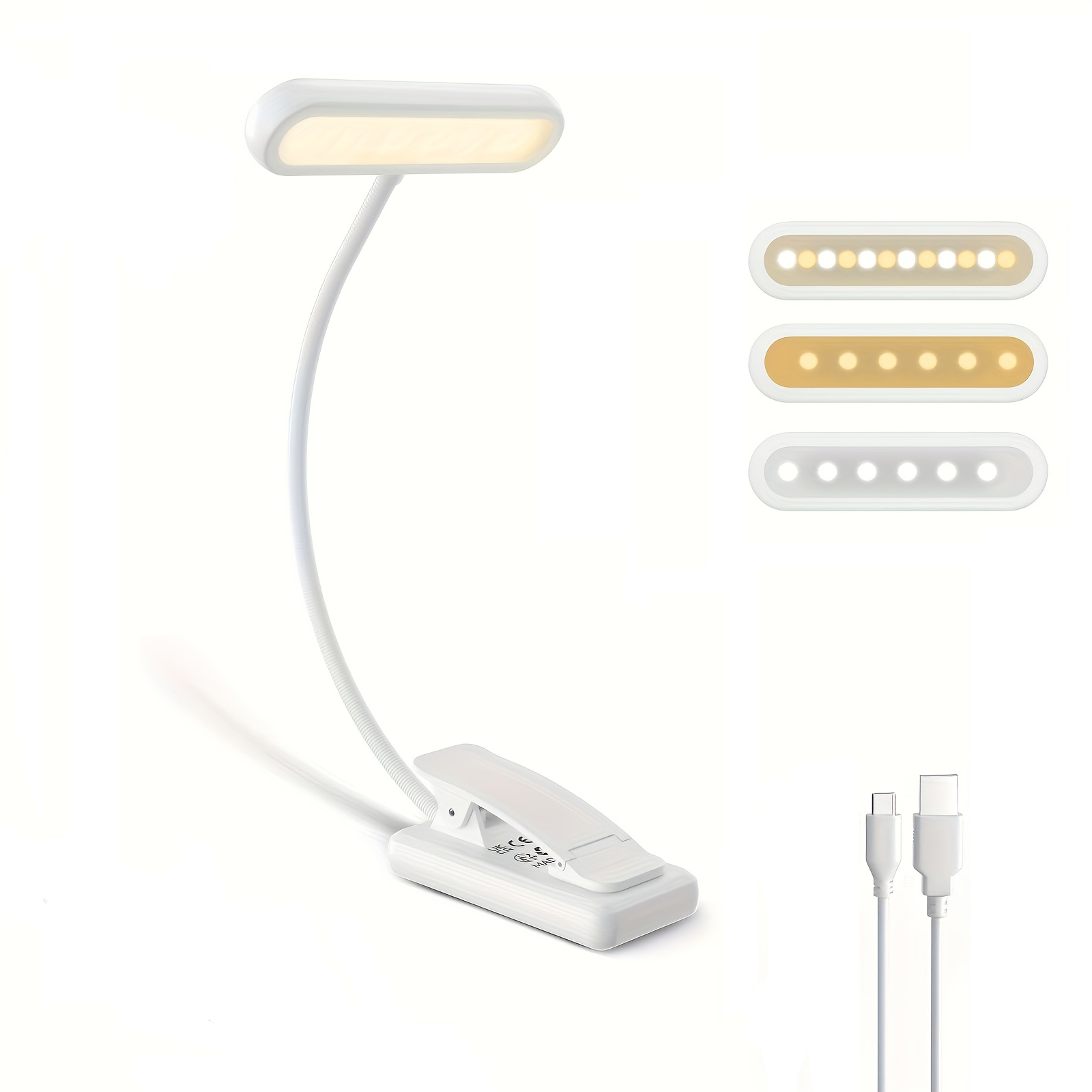 Laptop Accessories Light - Lampe de lecture portable à clipser,