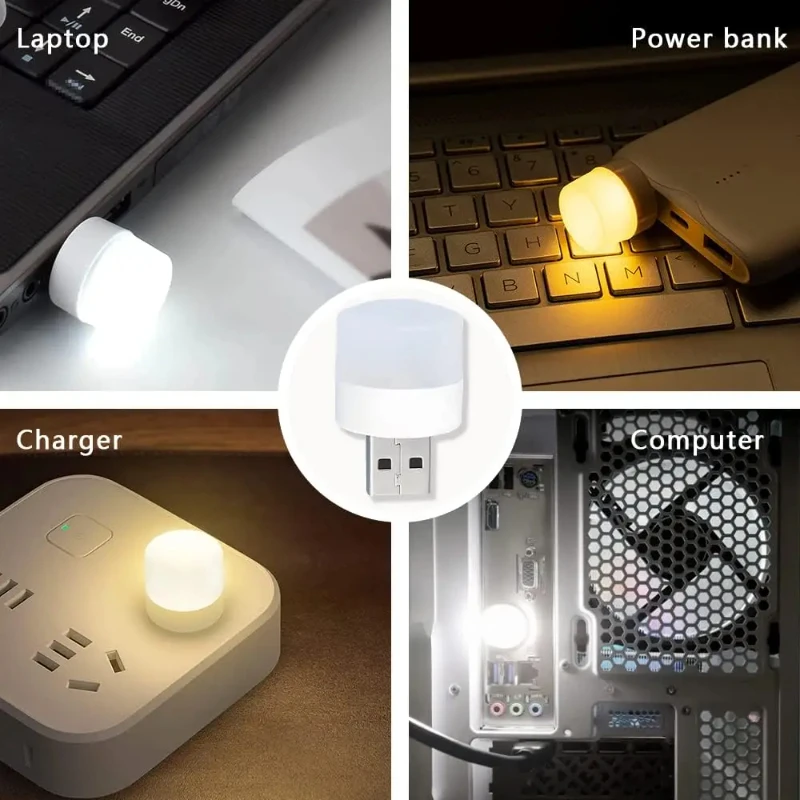 Laptop Accessories Light - Mini veilleuse USB blanc chaud Protection