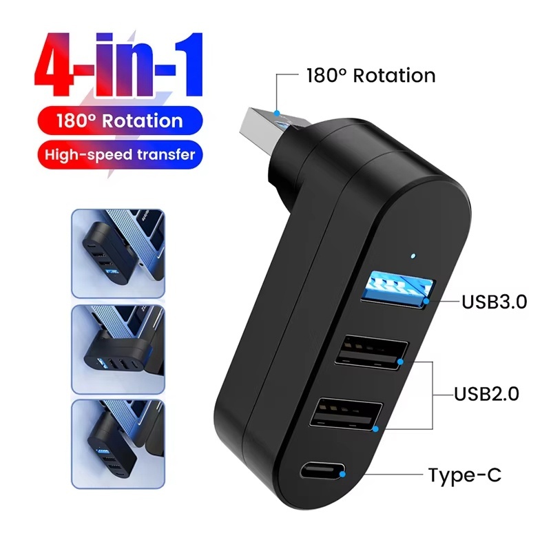 Laptop Accessories And Gadgets - Hub USB 3.0 Mini Splitter Box
