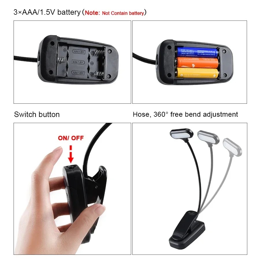 Mini lampe de livre LED avec p - Laptop Accessories Light avis et prix