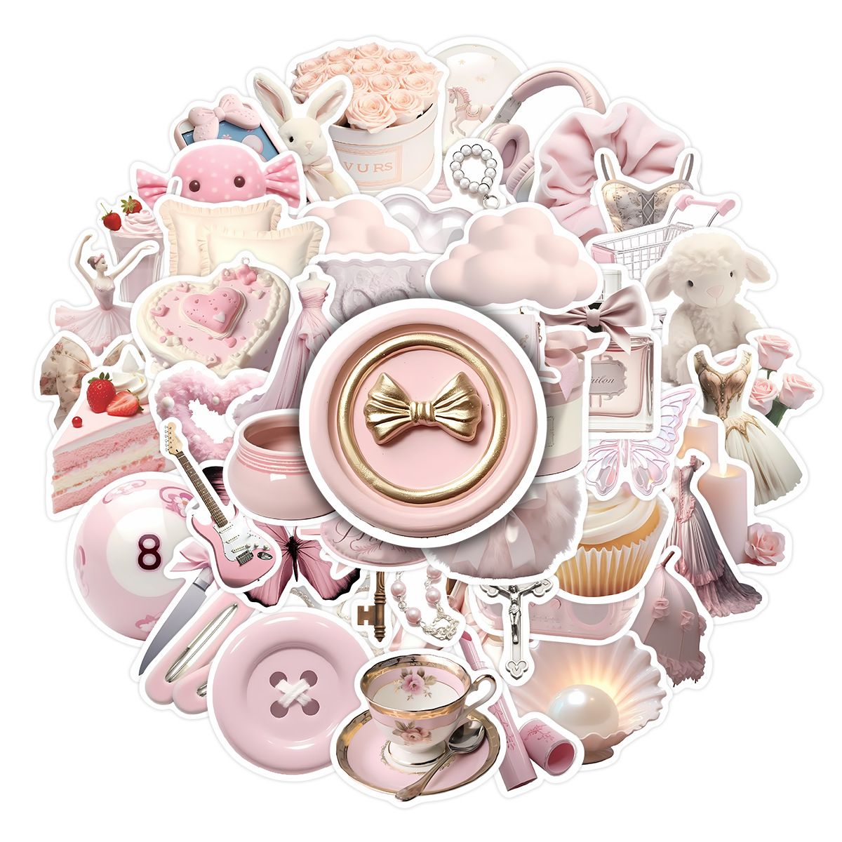 Autocollants de dessin animé r - Laptop Accessories Girly avis et prix