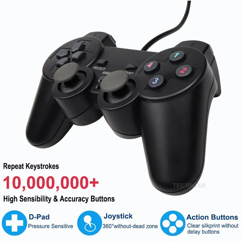 Manette de jeu filaire USB pou - Laptop Accessories And Gadgets avis et prix