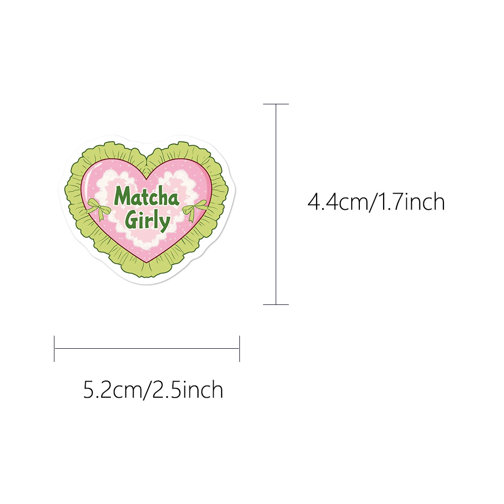 50 autocollants Matcha Girl te - Laptop Accessories Girly avis et prix