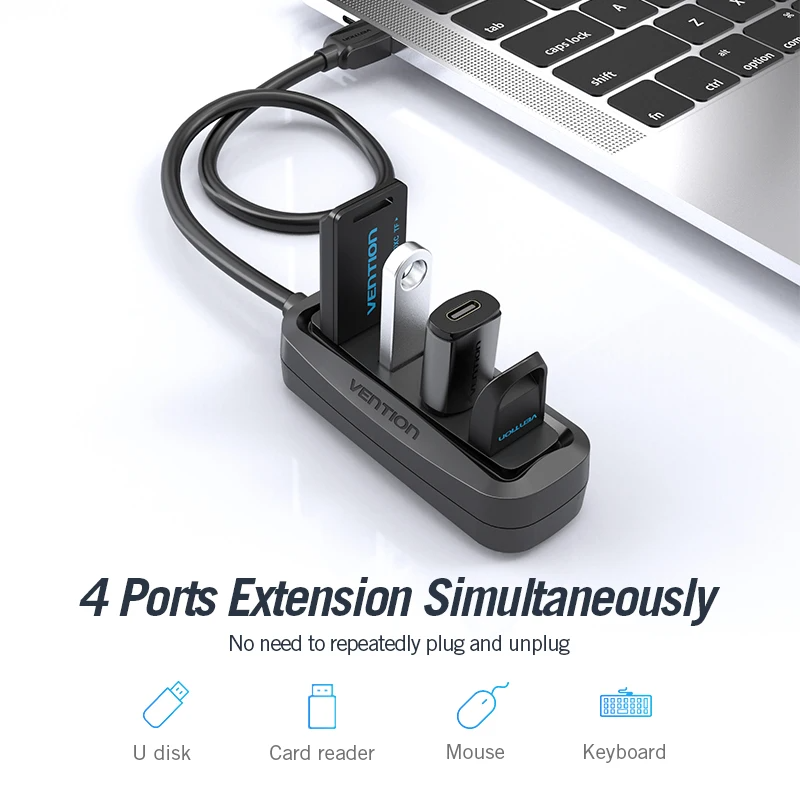 Vention USB 2.0 HUB 4 ports av - Laptop Accessories Bundle avis et prix