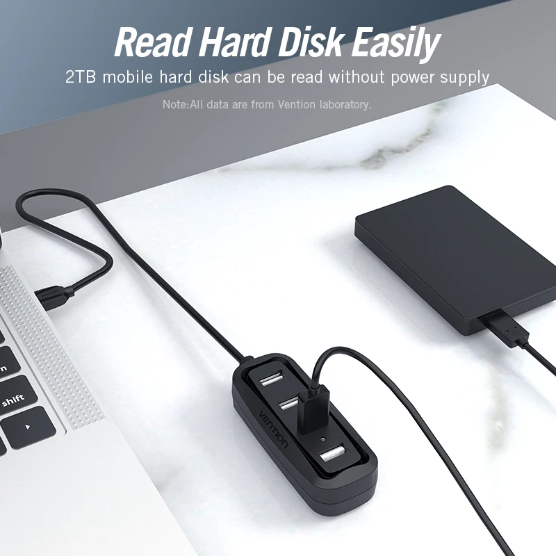 Vention USB 2.0 HUB 4 ports av - Laptop Accessories Bundle avis et prix