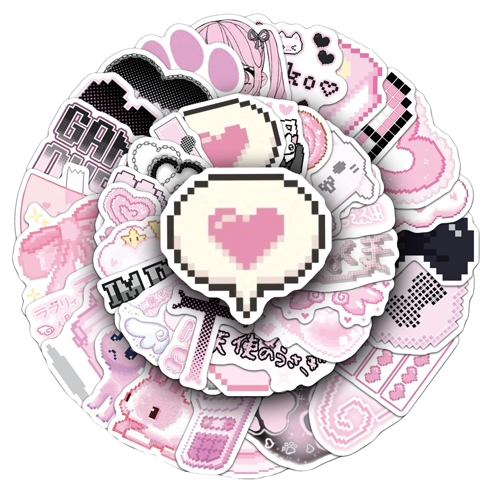 10/30/50 autocollants mignons  - Laptop Accessories Girly avis et prix